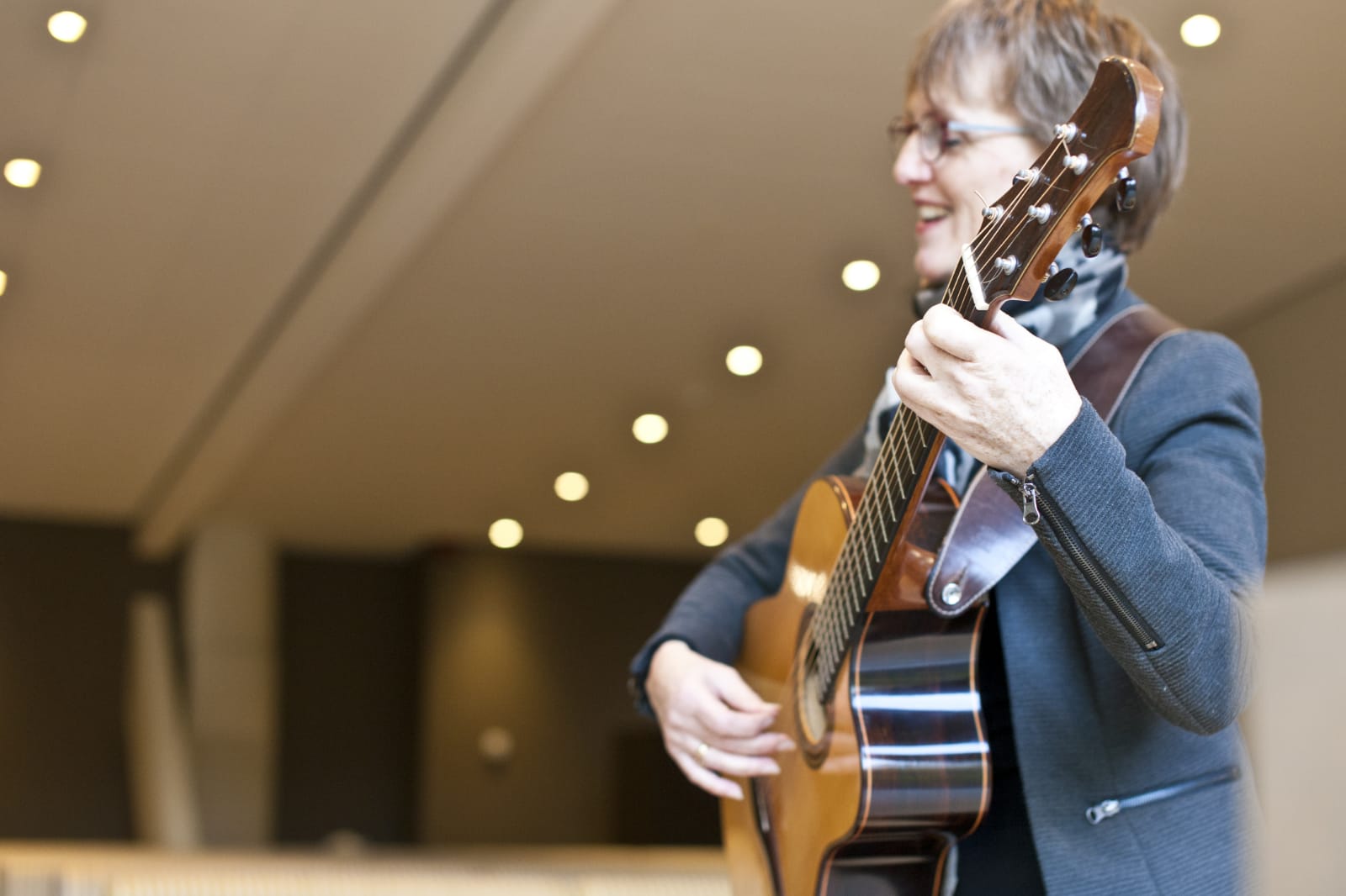 uitvaartgitariste Jacqueline Snel